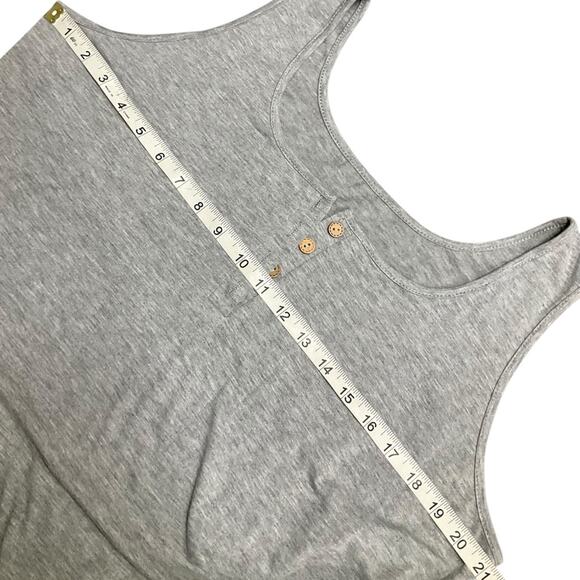 Unbranded Women's Gray Sleeveless Side Cinched Tank Top Size XL EUC - Picture 5 of 7